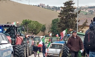 La protesta dei trattori torna nel Fermano